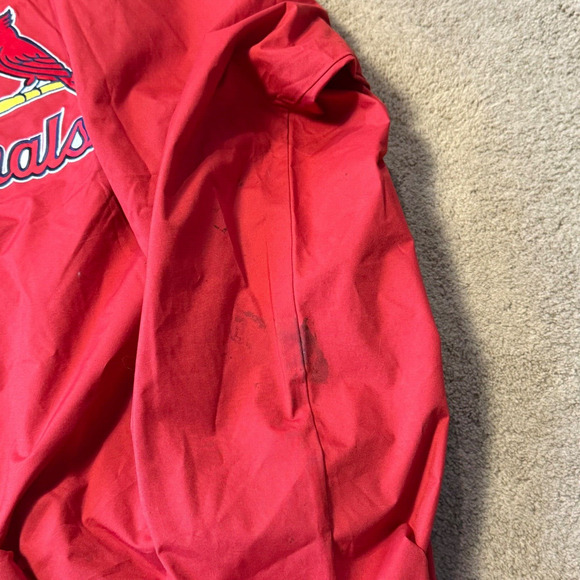 Nike St. Louis Cardinals Jacket Mens XL Pullover Nike Center Swoosh Windbreaker - Picture 12 of 16